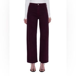 Penny High Rise Wide Leg - Claret